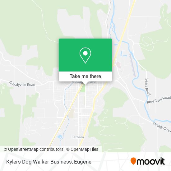 Mapa de Kylers Dog Walker Business