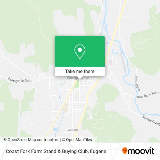 Coast Fork Farm Stand & Buying Club map