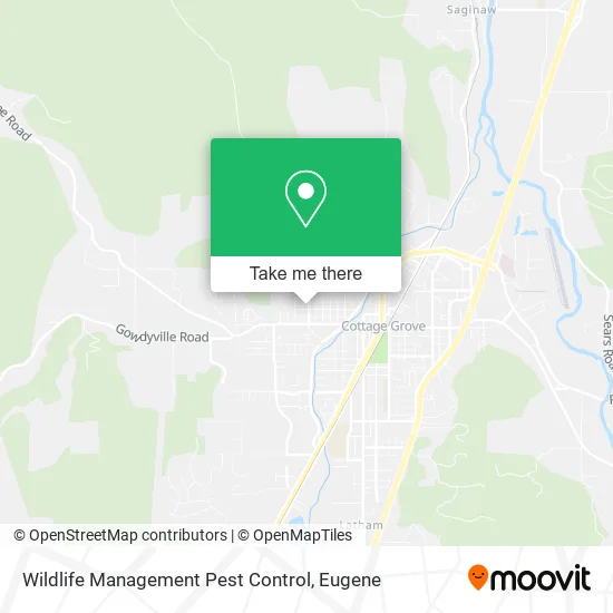 Wildlife Management Pest Control map