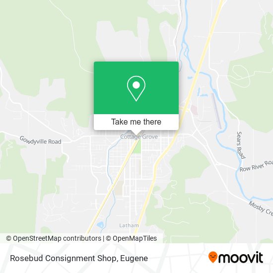 Rosebud Consignment Shop map