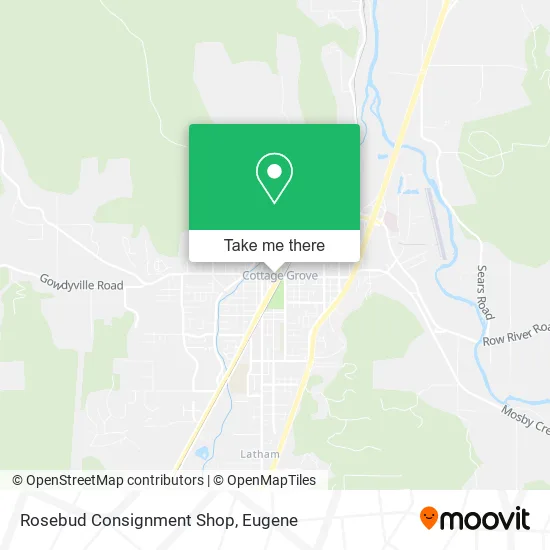 Rosebud Consignment Shop map