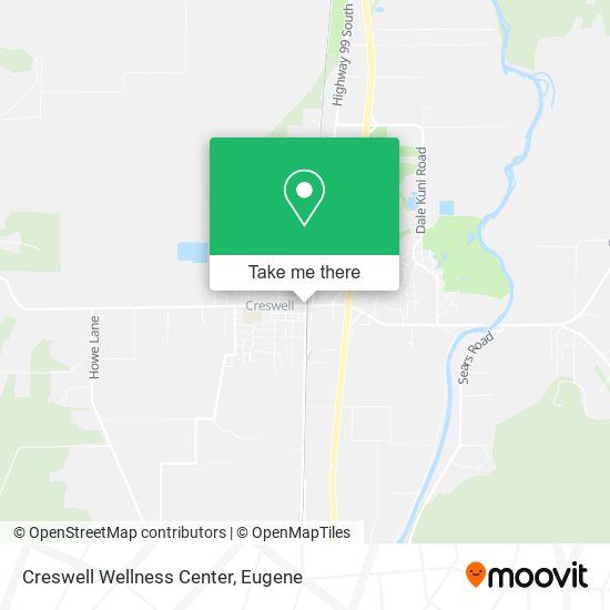 Mapa de Creswell Wellness Center