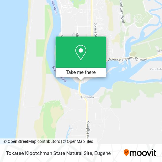 Tokatee Klootchman State Natural Site map