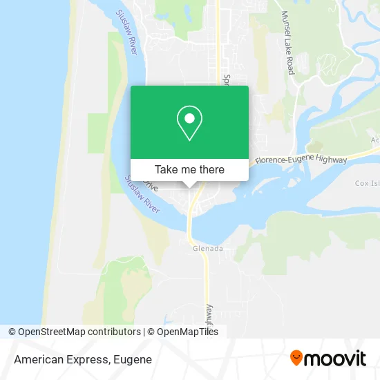 Mapa de American Express