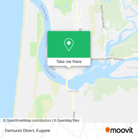 Mapa de Dentures Direct