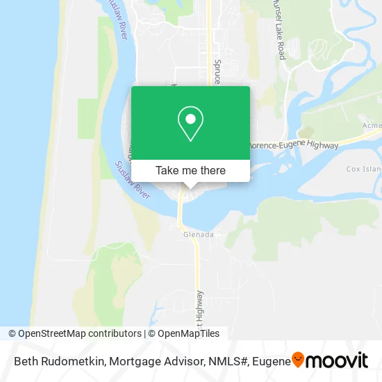 Mapa de Beth Rudometkin, Mortgage Advisor, NMLS#