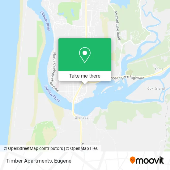 Mapa de Timber Apartments