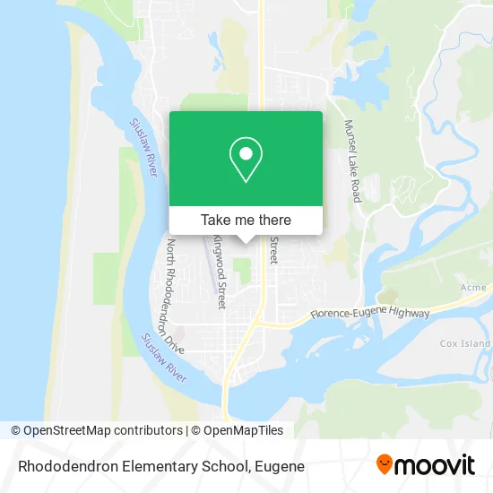 Mapa de Rhododendron Elementary School