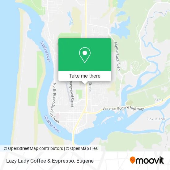 Mapa de Lazy Lady Coffee & Espresso