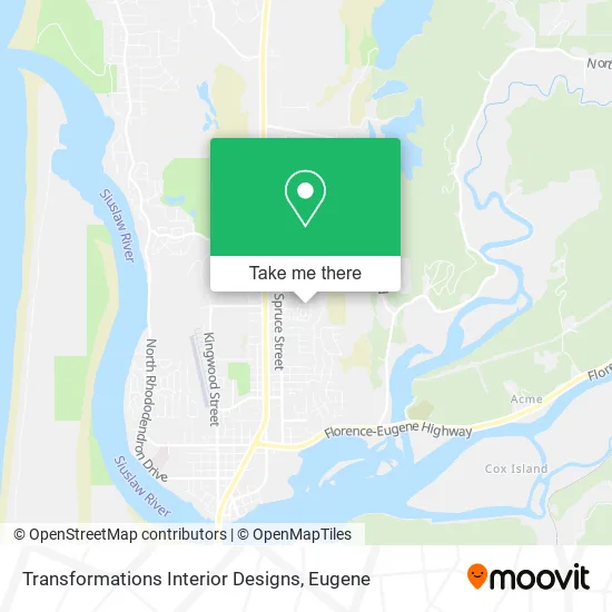 Transformations Interior Designs map