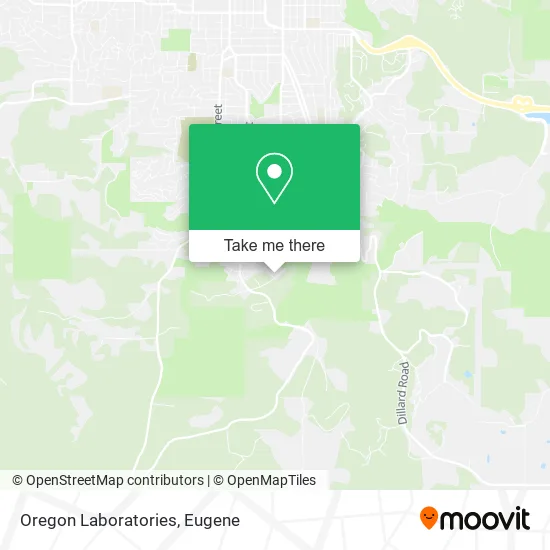 Oregon Laboratories map