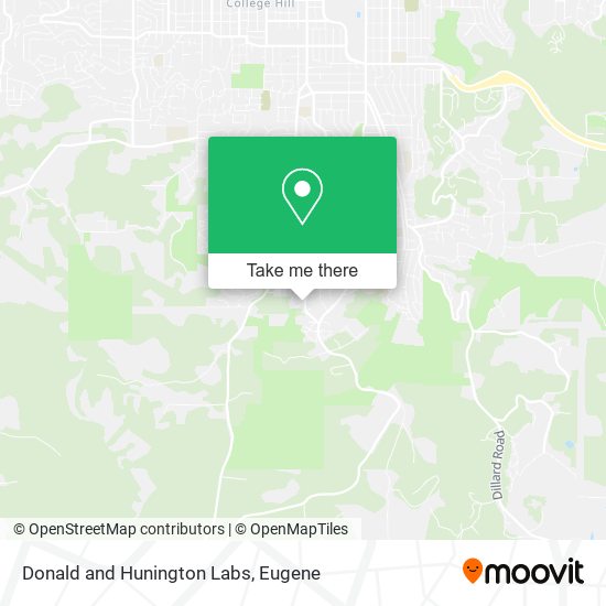 Donald and Hunington Labs map