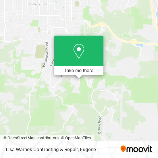 Lisa Warnes Contracting & Repair map