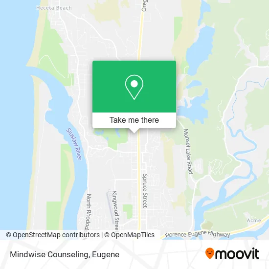 Mindwise Counseling map