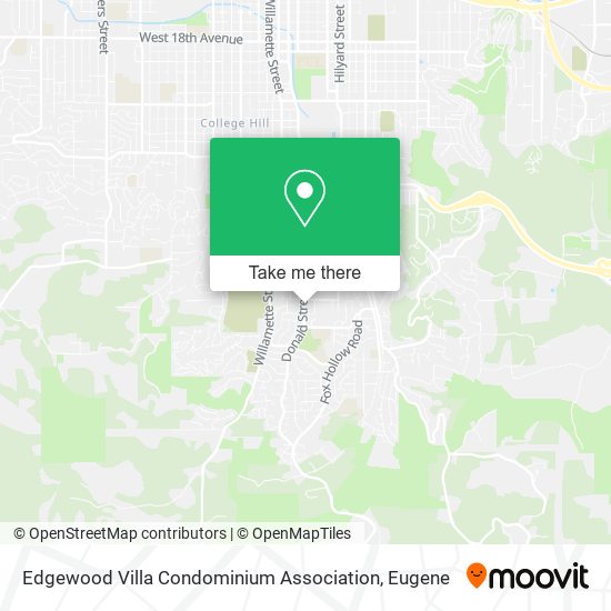 Edgewood Villa Condominium Association map