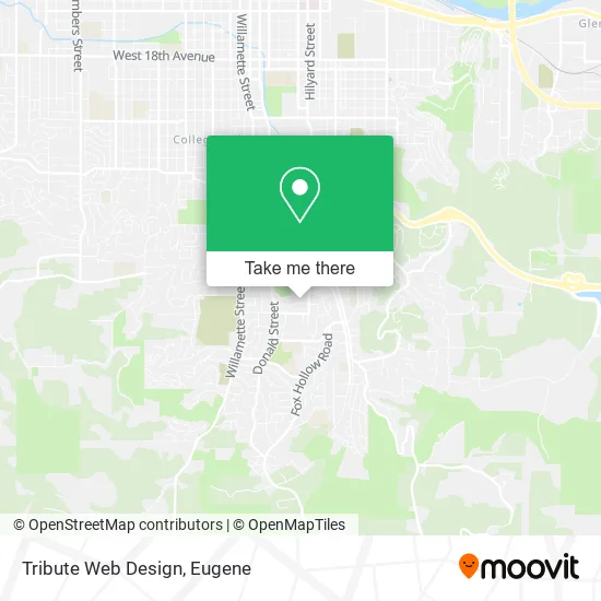Mapa de Tribute Web Design