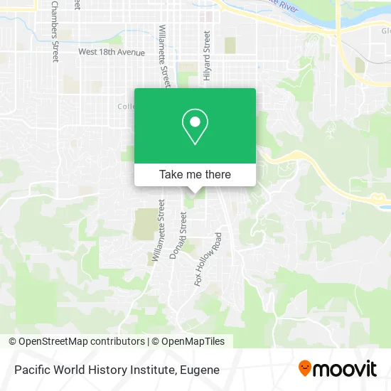 Mapa de Pacific World History Institute