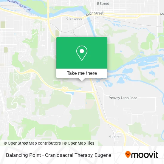 Balancing Point - Craniosacral Therapy map
