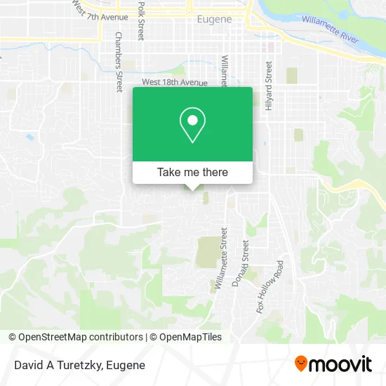 David A Turetzky map
