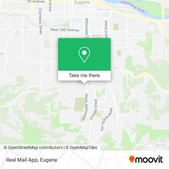 Real Mail App map