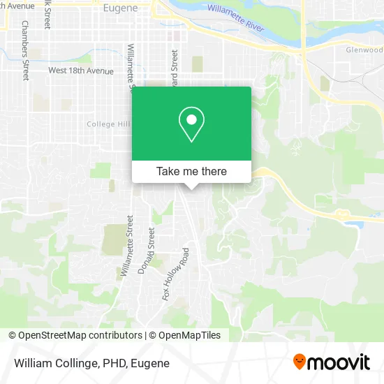 Mapa de William Collinge, PHD