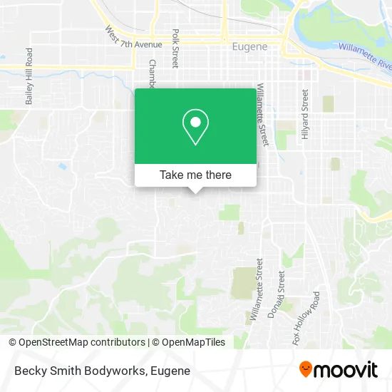 Mapa de Becky Smith Bodyworks