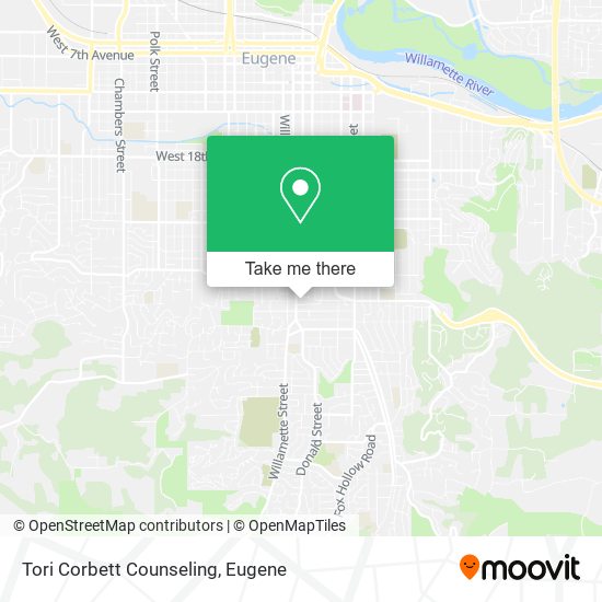 Tori Corbett Counseling map