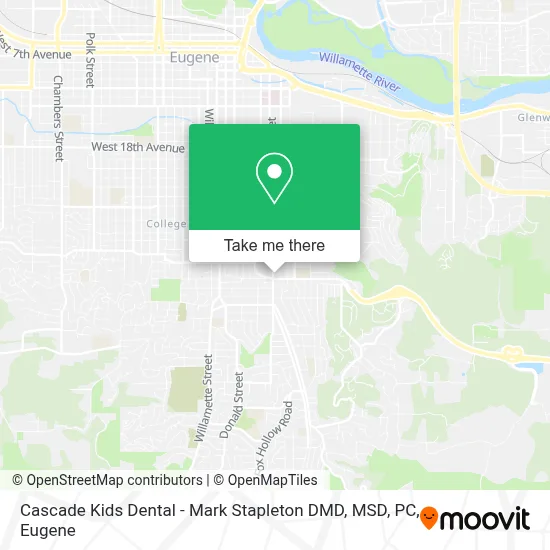 Cascade Kids Dental - Mark Stapleton DMD, MSD, PC map