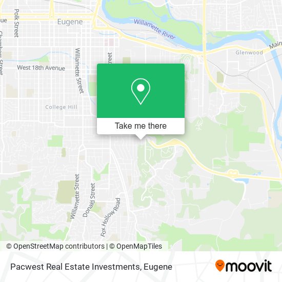 Pacwest Real Estate Investments map