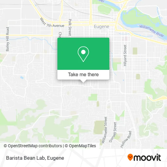 Barista Bean Lab map