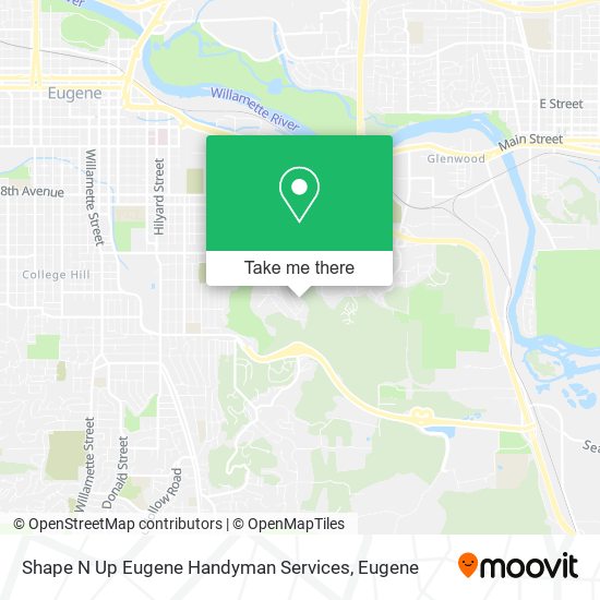 Shape N Up Eugene Handyman Services map