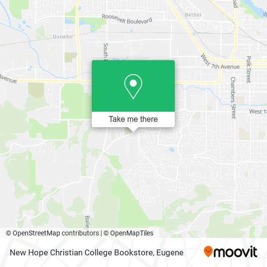 New Hope Christian College Bookstore map