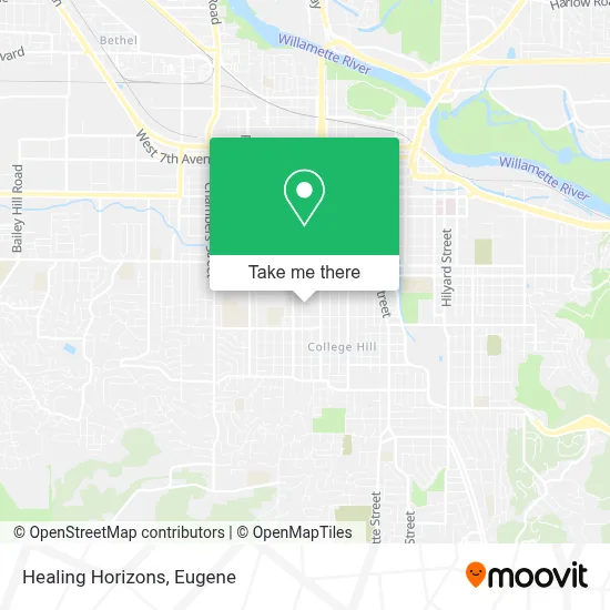 Healing Horizons map