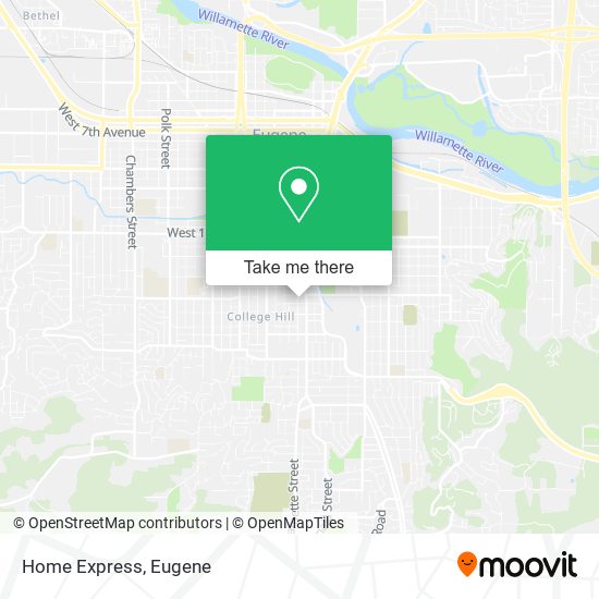 Home Express map