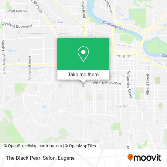 The Black Pearl Salon map