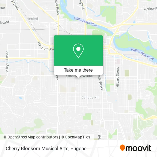 Mapa de Cherry Blossom Musical Arts