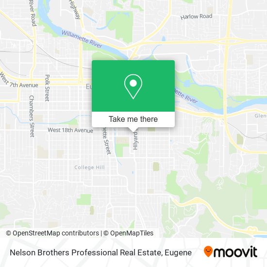 Nelson Brothers Professional Real Estate map