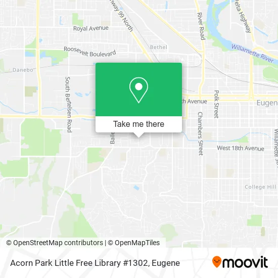 Acorn Park Little Free Library #1302 map