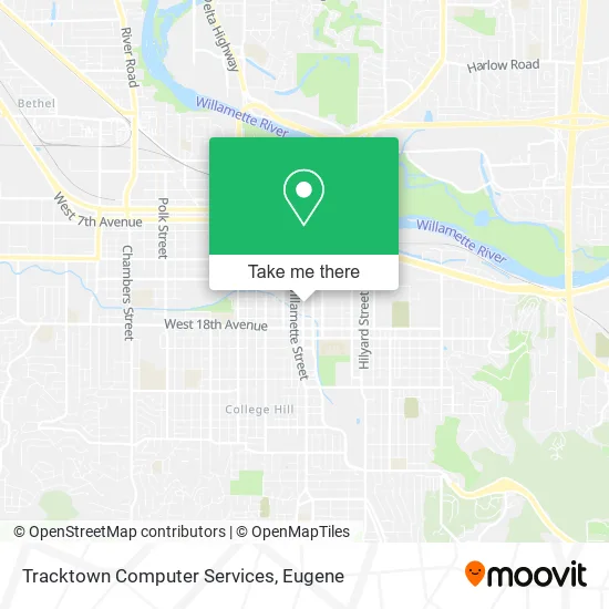 Mapa de Tracktown Computer Services