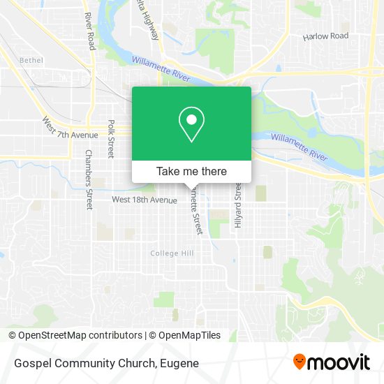 Gospel Community Church map