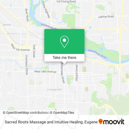 Mapa de Sacred Roots Massage and Intuitive Healing