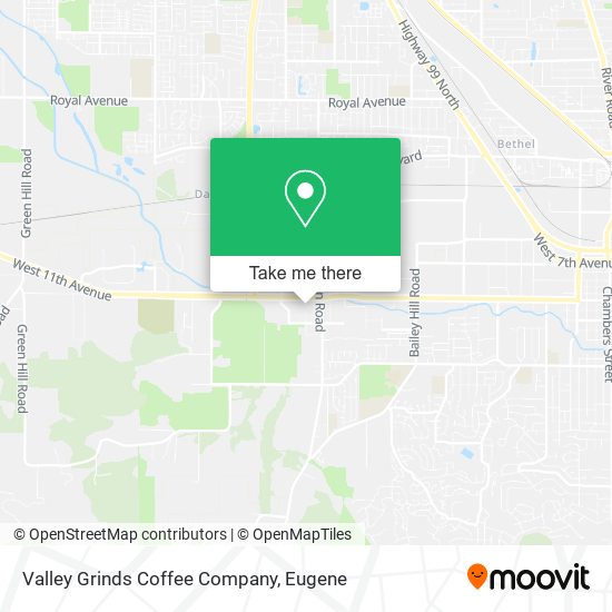 Mapa de Valley Grinds Coffee Company