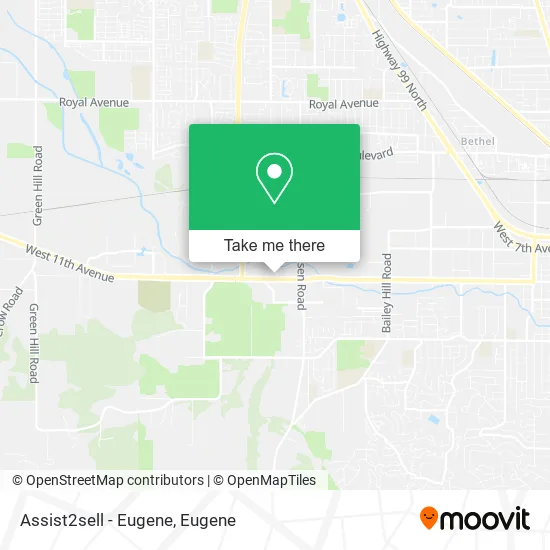 Mapa de Assist2sell - Eugene