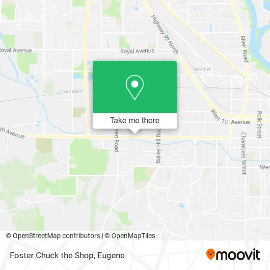 Mapa de Foster Chuck the Shop