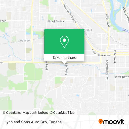 Lynn and Sons Auto Gro map