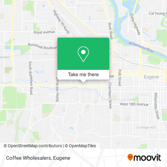 Coffee Wholesalers map