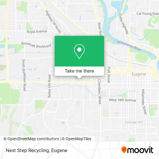 Mapa de Next Step Recycling