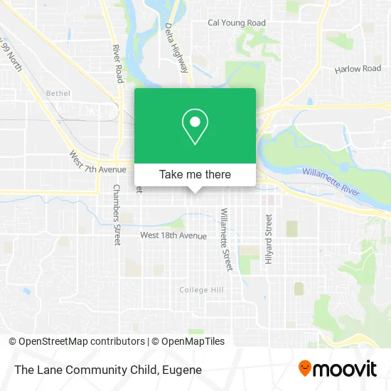 Mapa de The Lane Community Child