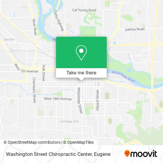 Washington Street Chiropractic Center map