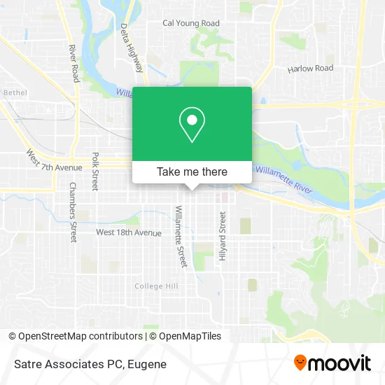 Mapa de Satre Associates PC